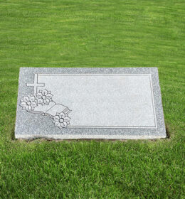 Kenneth J Perkins Funeral Home Monuments Grey Grass Marker